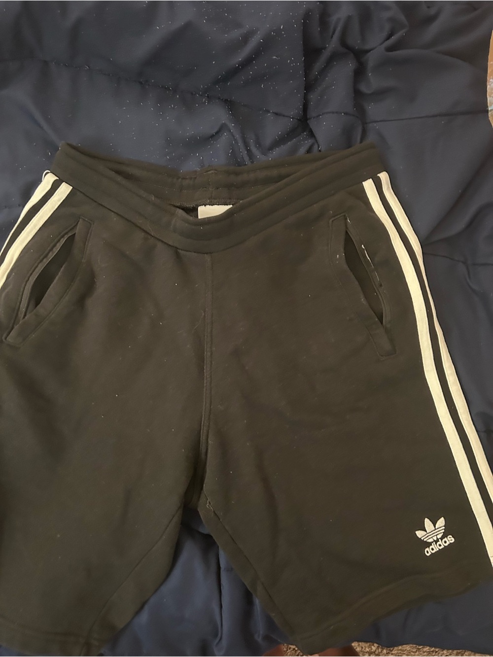 Adidas Black Shorts and Grey Shorts